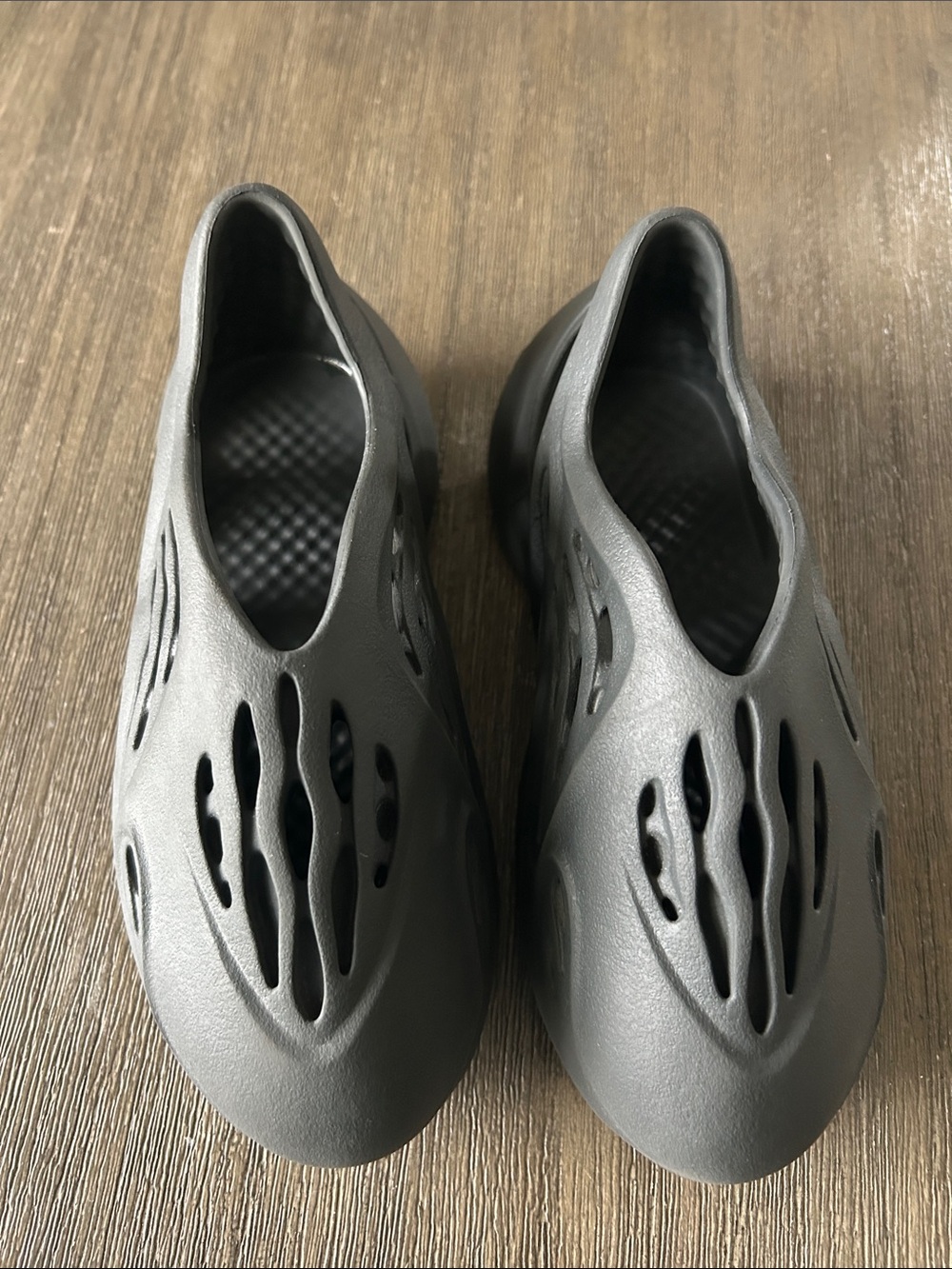 adidas Kids Boys Yeezy Foam Rnr Slip On Casual Sandals Casual - Grey - Size 13 M
